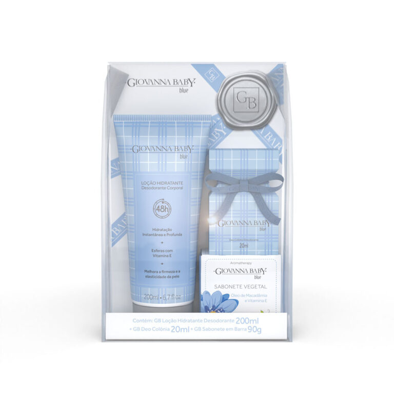 Kit Giovanna Baby Blue – Loção Hidratante 