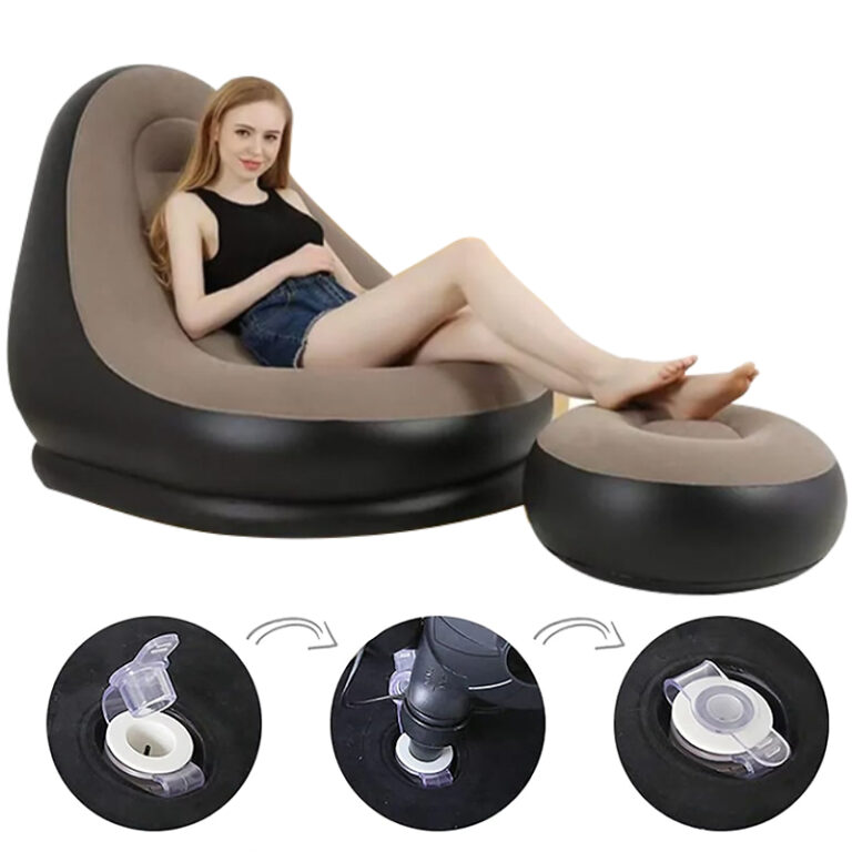 Conjunto Poltrona e Puff Inflável Ultra Lounge Po