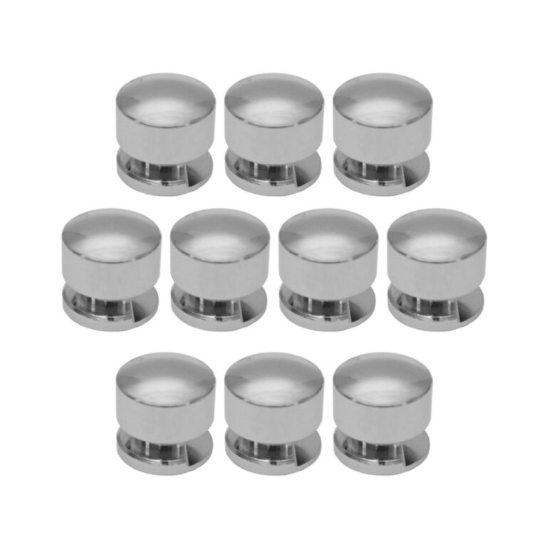 Kit 10 Botões de Fixação Para Espelhos e Vidros