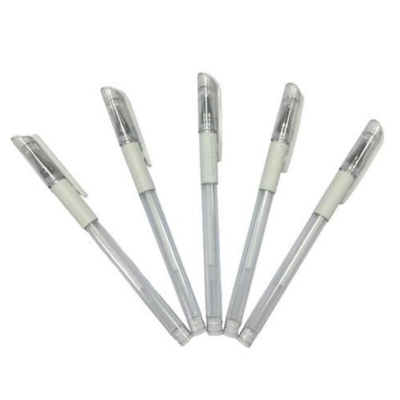 Kit 2 Canetas Gel Branca para Delinear e Designer de Sobrancelhas – Precisão Profissional