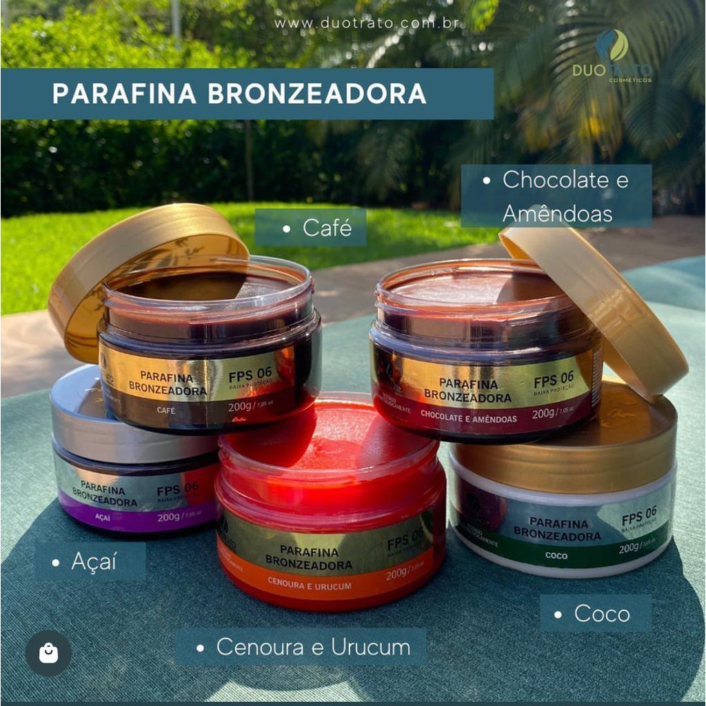 Parafina Bronzeadora Duotrato Fps 06  100g