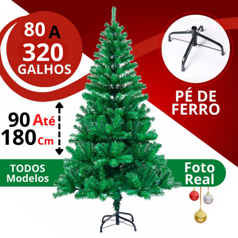 Arvore Natal Grande Pinheiro Decoração Natal 120