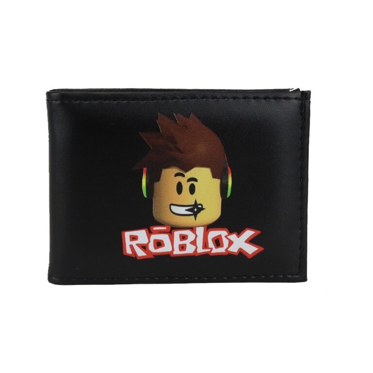 Carteira Infantil Roblox De Couro Porta Cartão Un