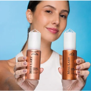 Spray Iluminador Glow De Alto Brilho Para Corpo e 