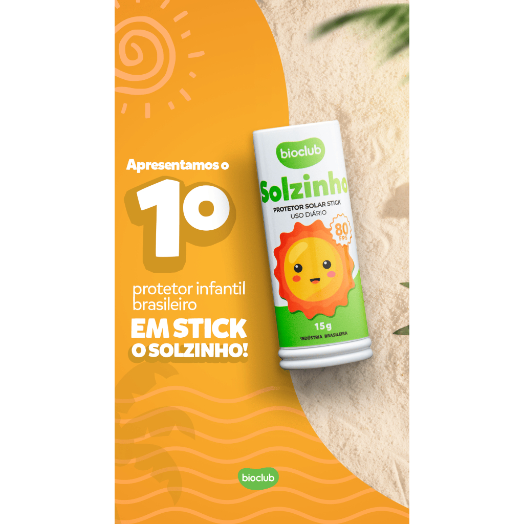 Protetor Solar Stick Natural – Solzinho Stick® 15g