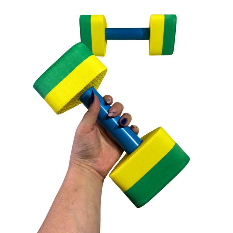 KIT BRASIL 1 Par de Halteres Pequenos para Hidrogi