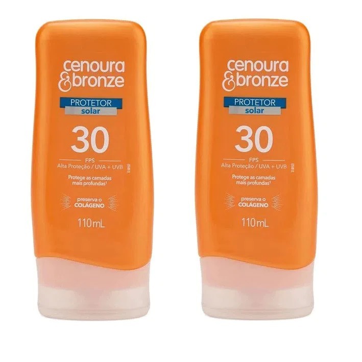 PROTETOR SOLAR CENOURA E BRONZE FPS30 2 unidades 1