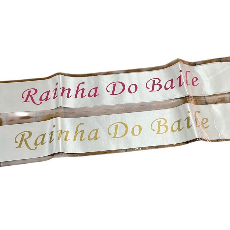 Faixa de Miss RAINHA DO BAILE / festa