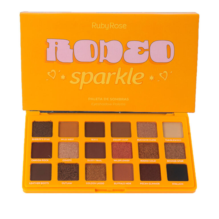 Paleta de Sombras Ruby Rose Rodeo Sparkle Hbf2610