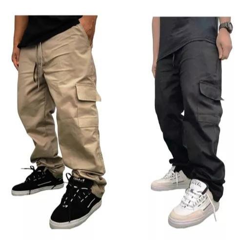 Calça Cargo Masculinas e Feminina Elegante 6 Bols