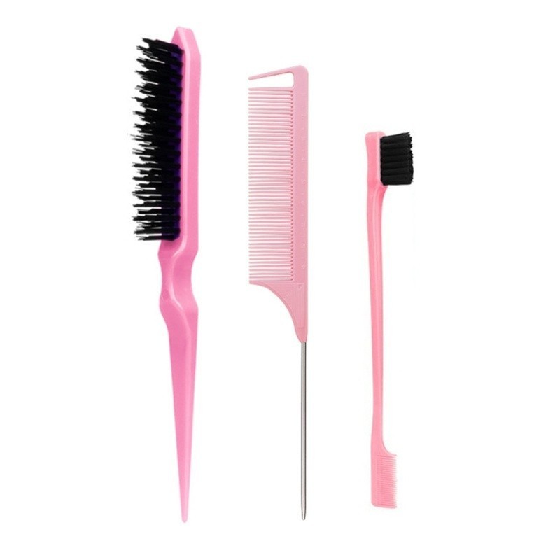 Conjunto De Escova De Cabelo 3/10 Peças Com Pente De Cauda De Mouse-Adição Perfeita À Rotina De Cuid