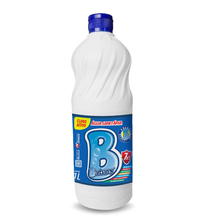 Água Sanitária Com Cloro Ativo Tira Odor Barbare