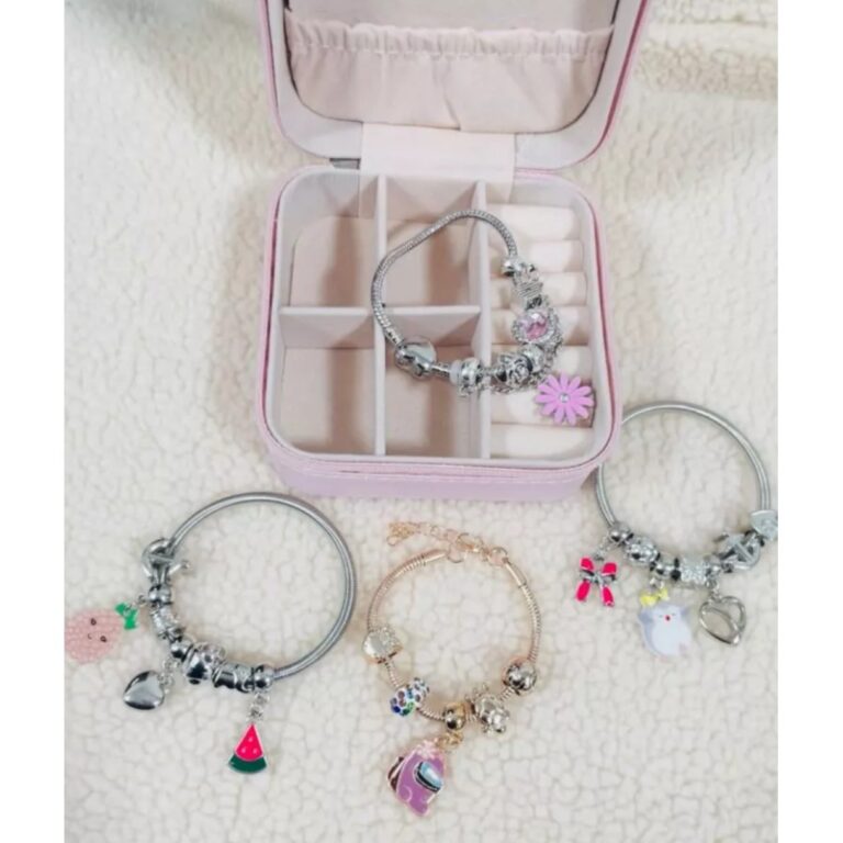 Pulseira Infantil Menina Criança Delicada Com Ber