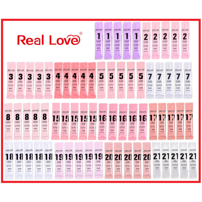 5 REFIL GEL ALONGAMENTO DE UNHA REAL LOVE SACHÊ 1