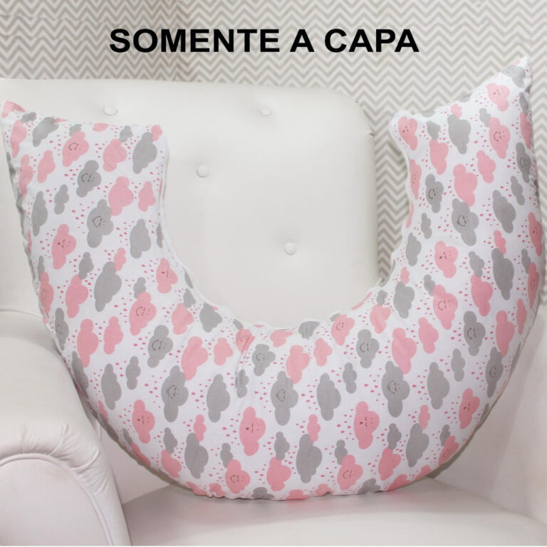 Capa Para Almofada de Amamentação Estampada 100%