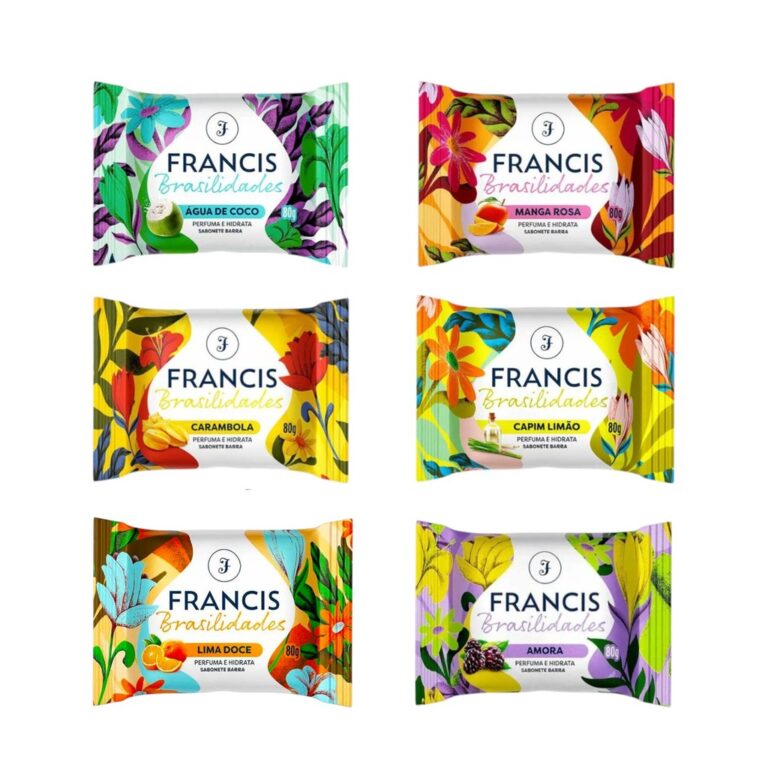 Kit 12 Sabonetes Francis Brasilidades 80g – 