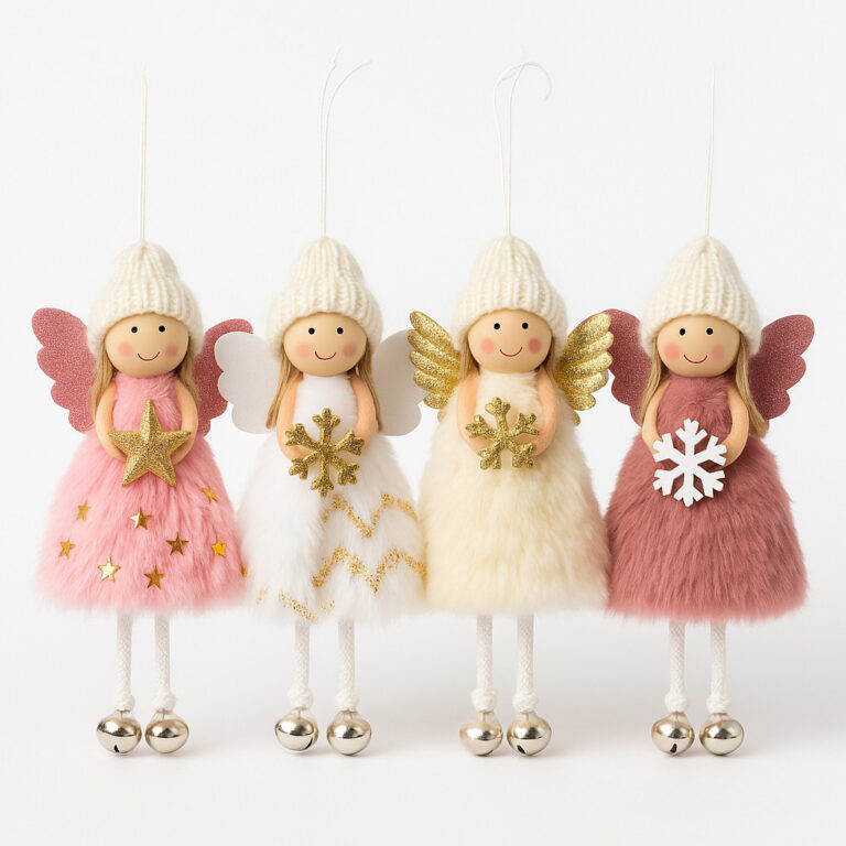 Kit 4 Fadinhas Decorativa Enfeite Árvore De Natal