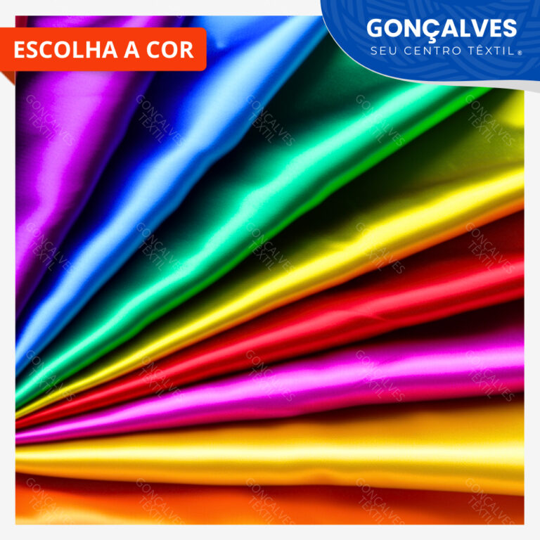 PROMOÇÃO 3 Metros Tecido Cetim Charmousse 1,50M 