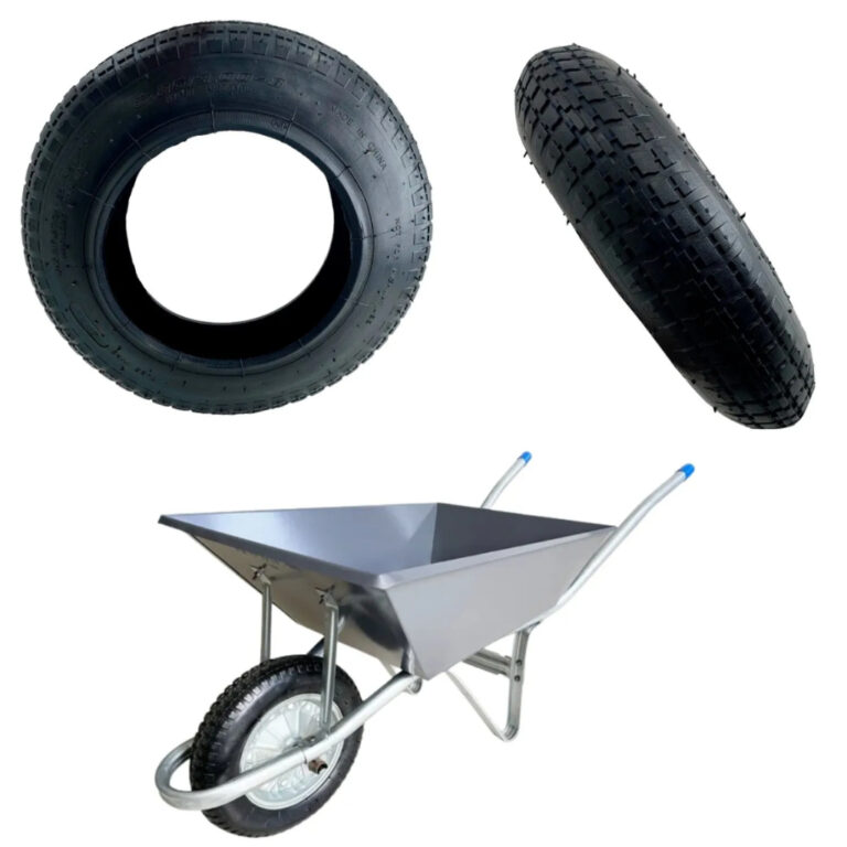 Kit Pneu E Câmara De Ar3.25-8 Para Carrinho De M�
