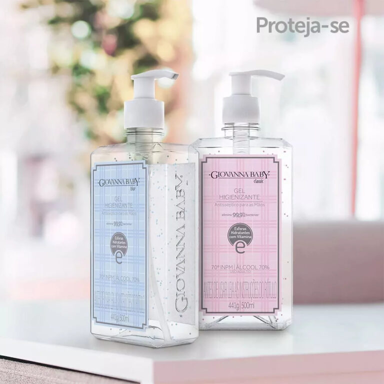 Álcool Gel 70. Higienizante Giovanna Baby Classic