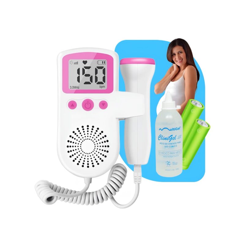 Aparelho Portátil Ouvir Coração Batimentos Bebe