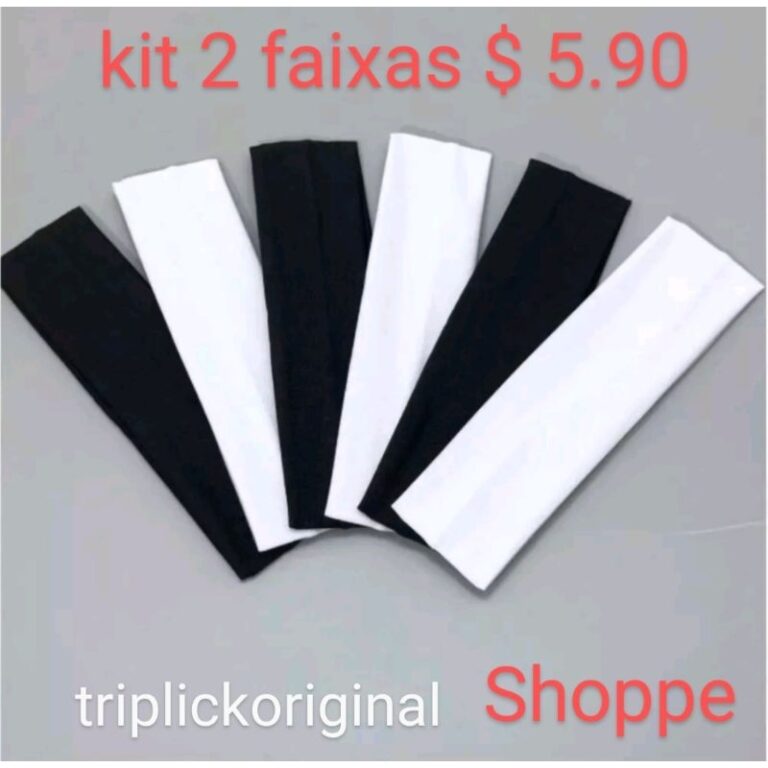 Faixa de cabelo unissex IMPORTADO PREMIUM p/acadê