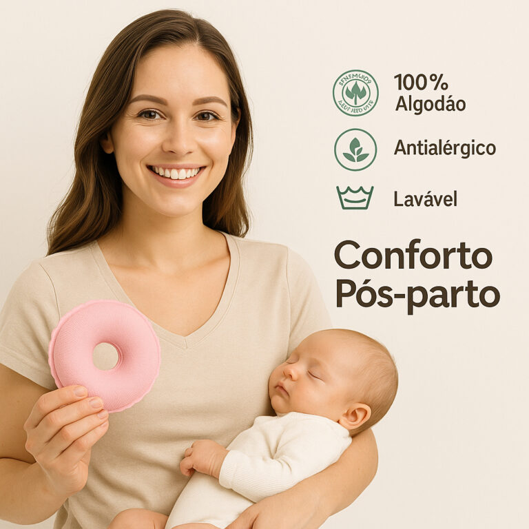 Kit 6 Rosquinhas de Amamentação Protetor 100% Al