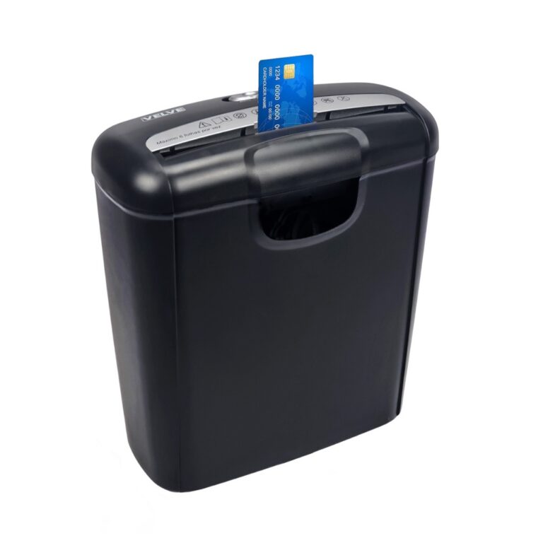 Fragmentadora Papel Cartão 6 Folhas Trituradora P