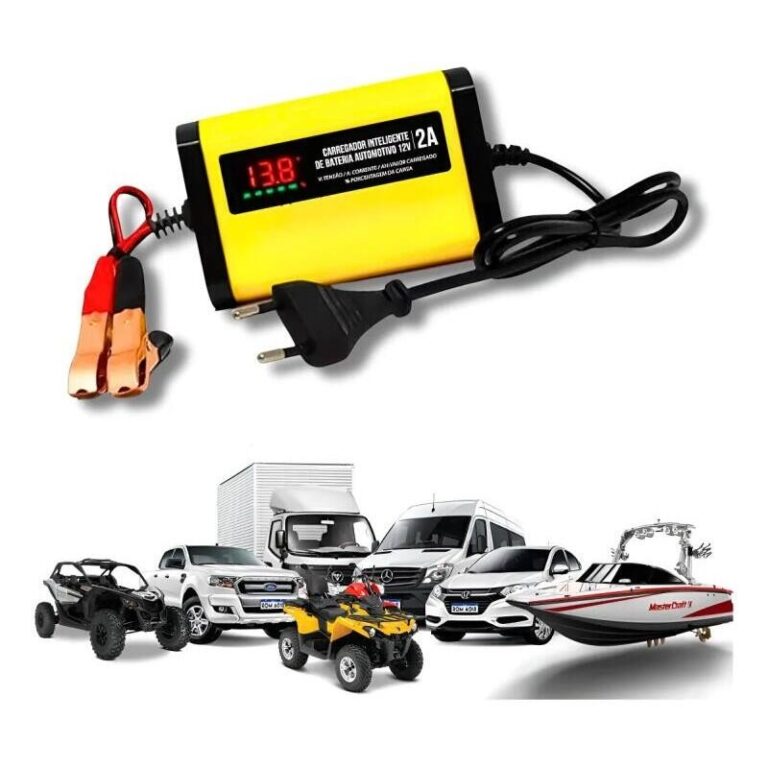 Carregador De Bateria Carro Automotivo Inversor 12