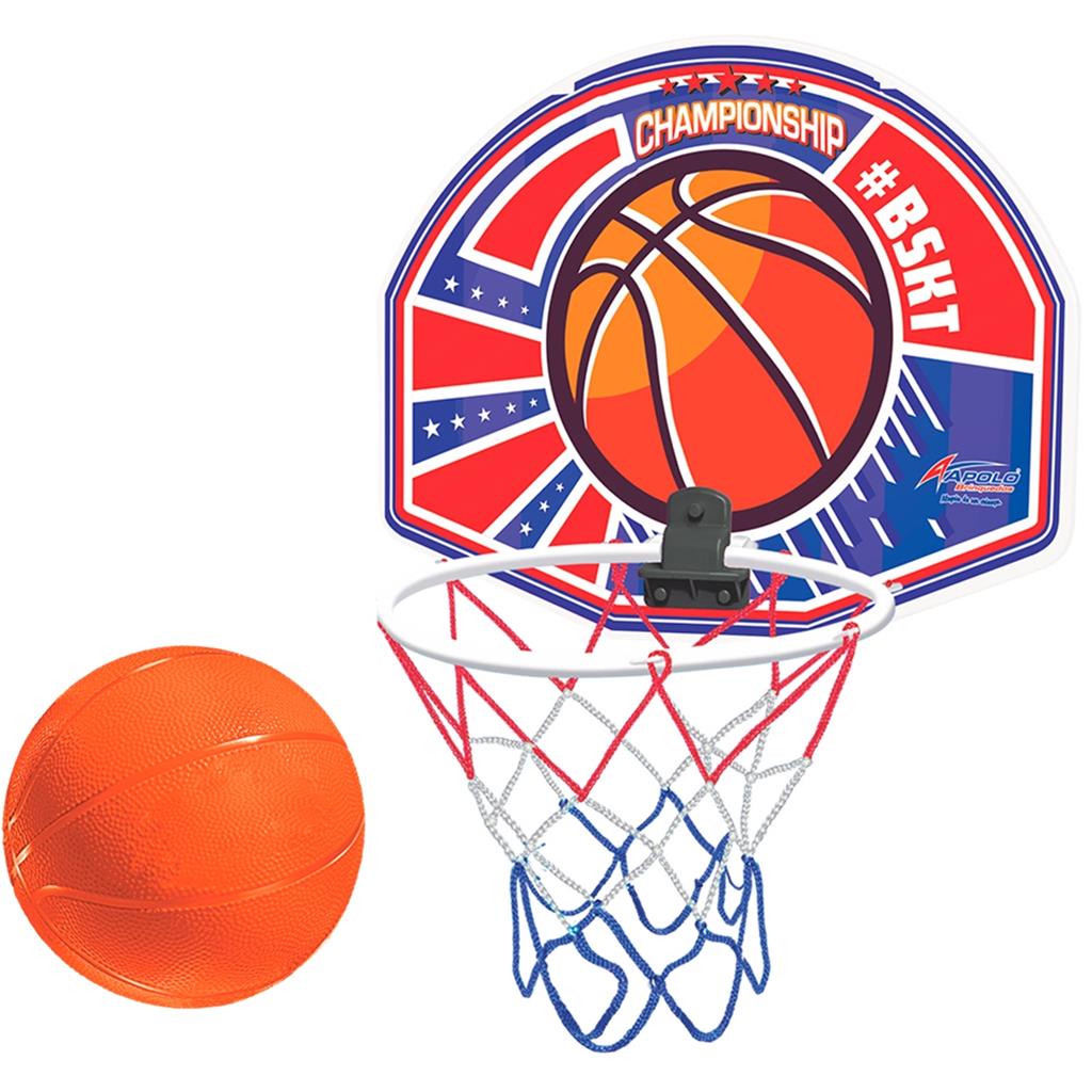 Jogo Mini Basquete Infantil Tabela Cesta Bola Pra Porta Parede – Apolo Brinquedos
