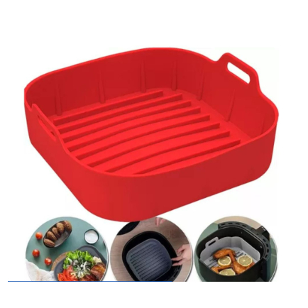 Kit 1/2/3 Forma De Silicone Air fryer Antiaderente