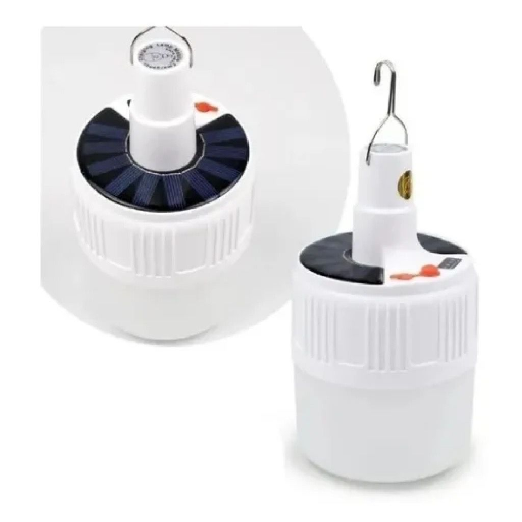 Lâmpada de Acampamento Portátil Com Carregamento Solar e USB Camping  MT312 (CR)