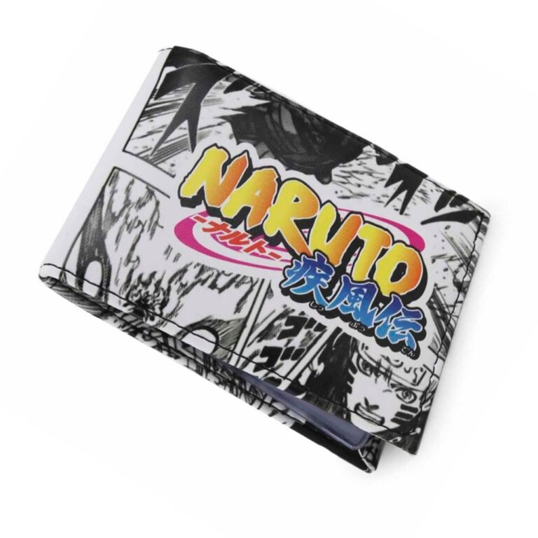 Carteira Infantil Naruto De Couro Porta Cartão Un