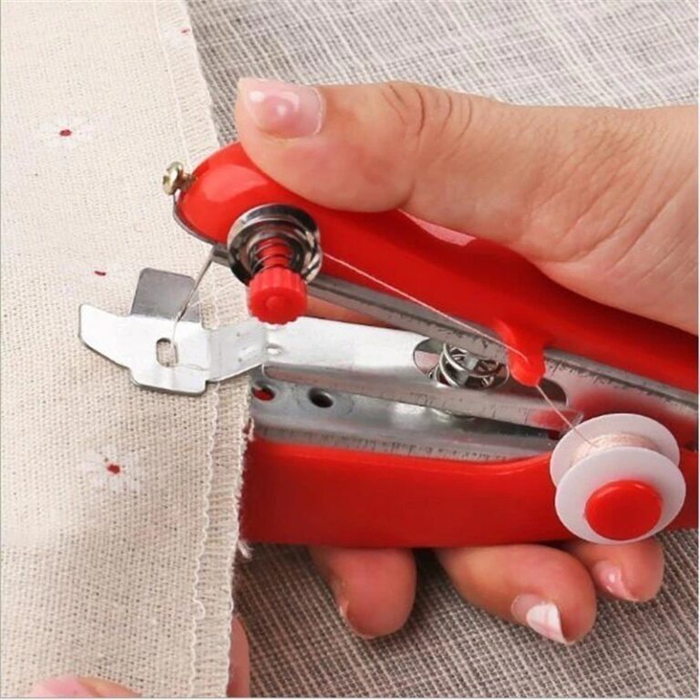 Mini Máquina De Costura Manual Portátil De Mão