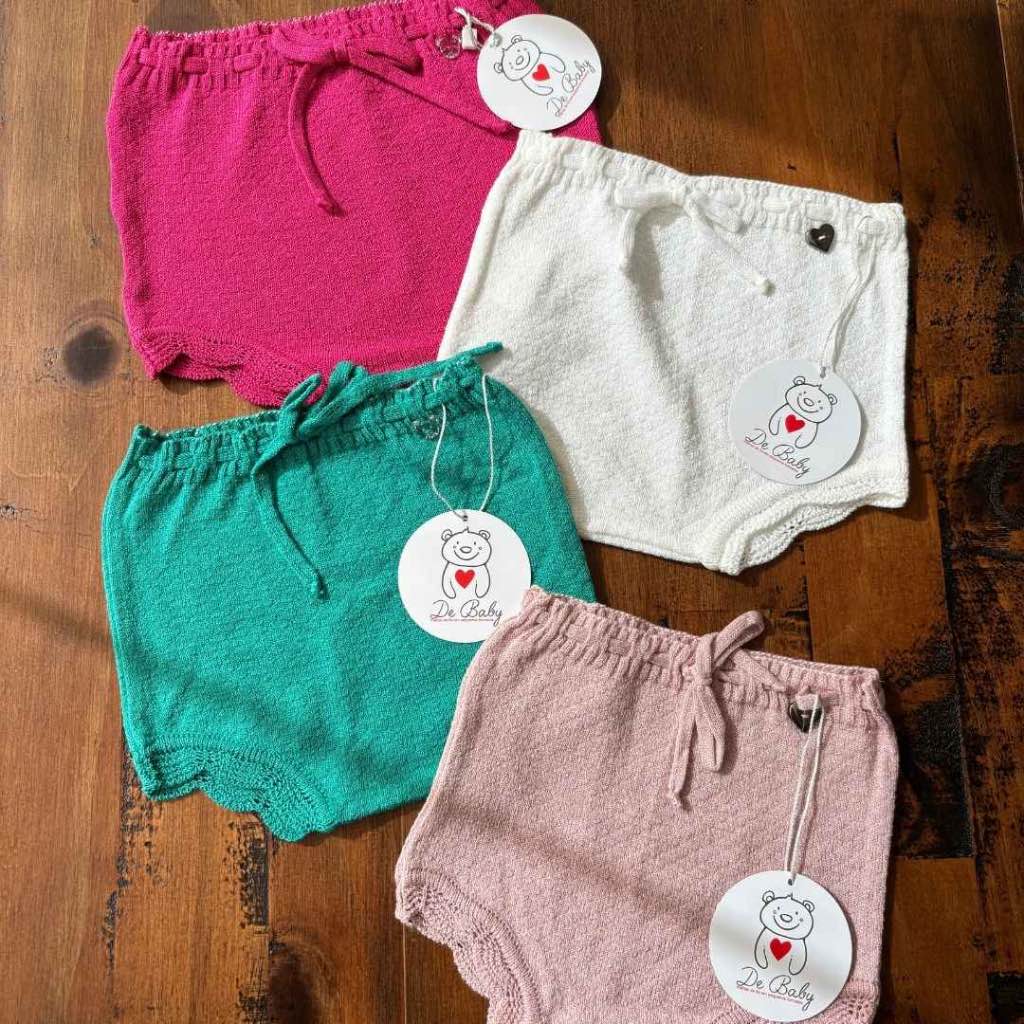 Tapa Fralda De Baby Fio Tricô Hipoalergênico