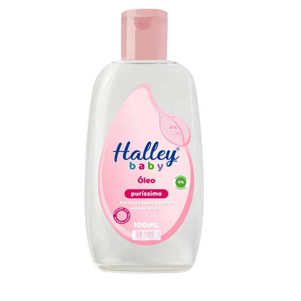 Halley Baby 1 Óleo Infantil Puríssimo Rosa 210ml