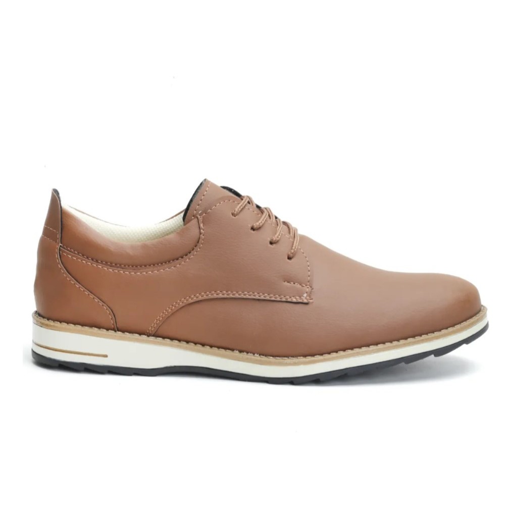 Sapato Masculino Oxford Social Confortável Couro Ecológico Esporte Fino