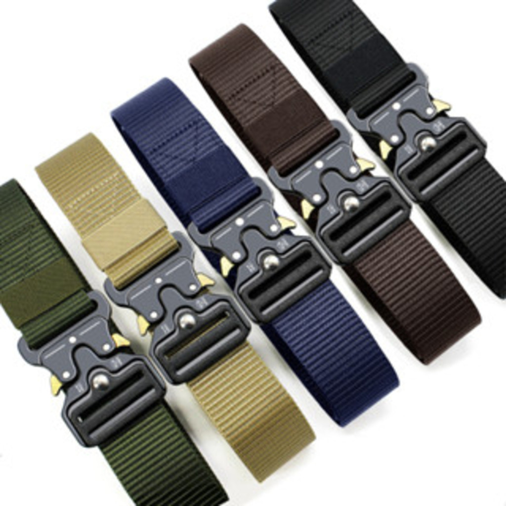 Cinto Tático Militar Nylon Fivela Automática Metal Ajustável Resistente Uso Diário