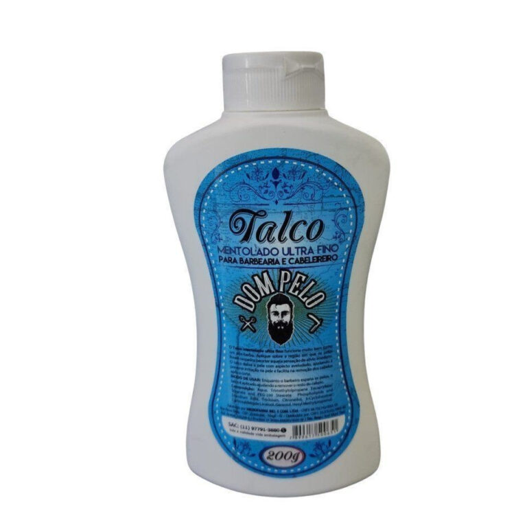 Talco Dom Pelo mentolado ultra fino