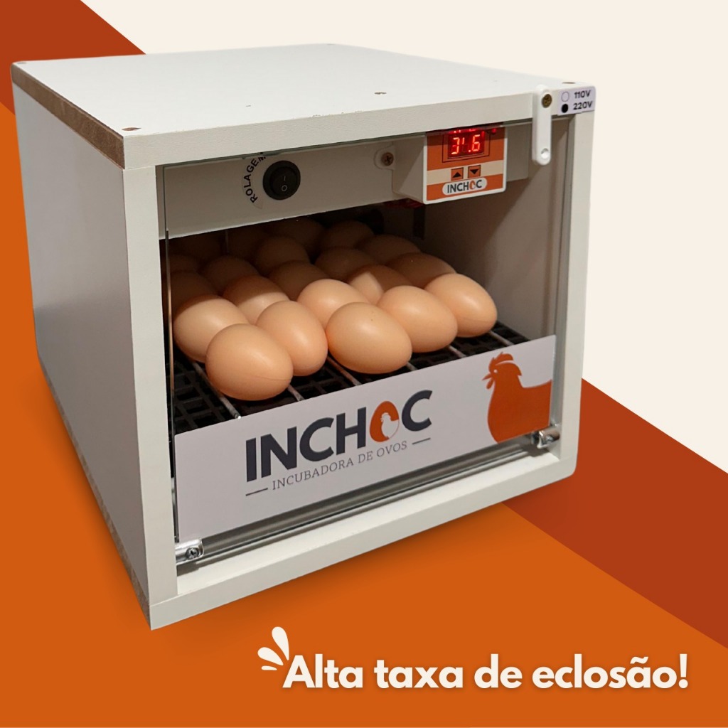 Chocadeira Automática 20 Ovos Galinha E Outras Aves