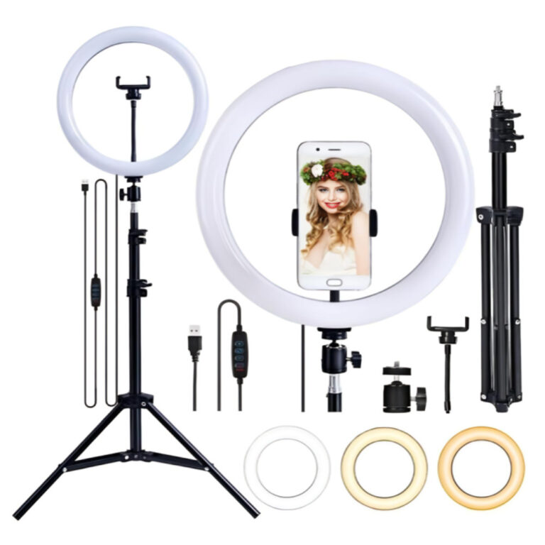 Iluminador Ring Light 10 Polegadas Com Tripé De 2