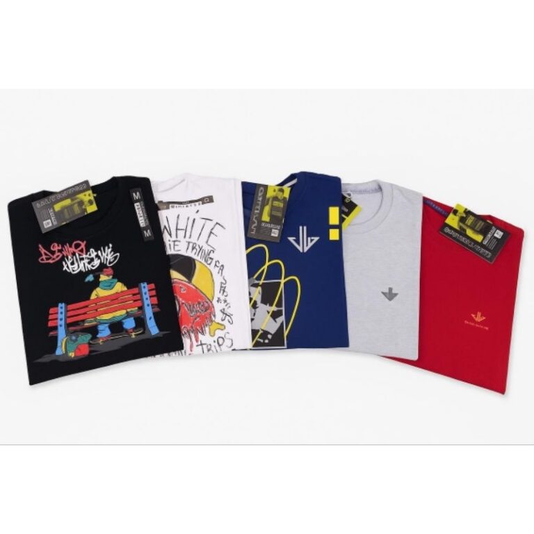 Kit 05 Camisetas Masculina na Malha fio 30.1 Estam