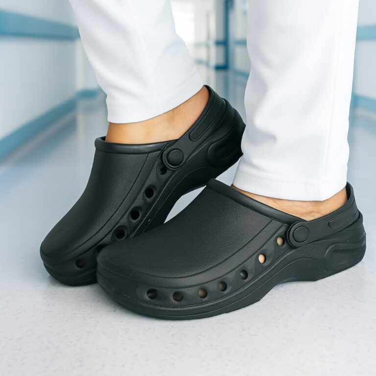 Babuche Profissional Cozinheira Fechado Respiravel