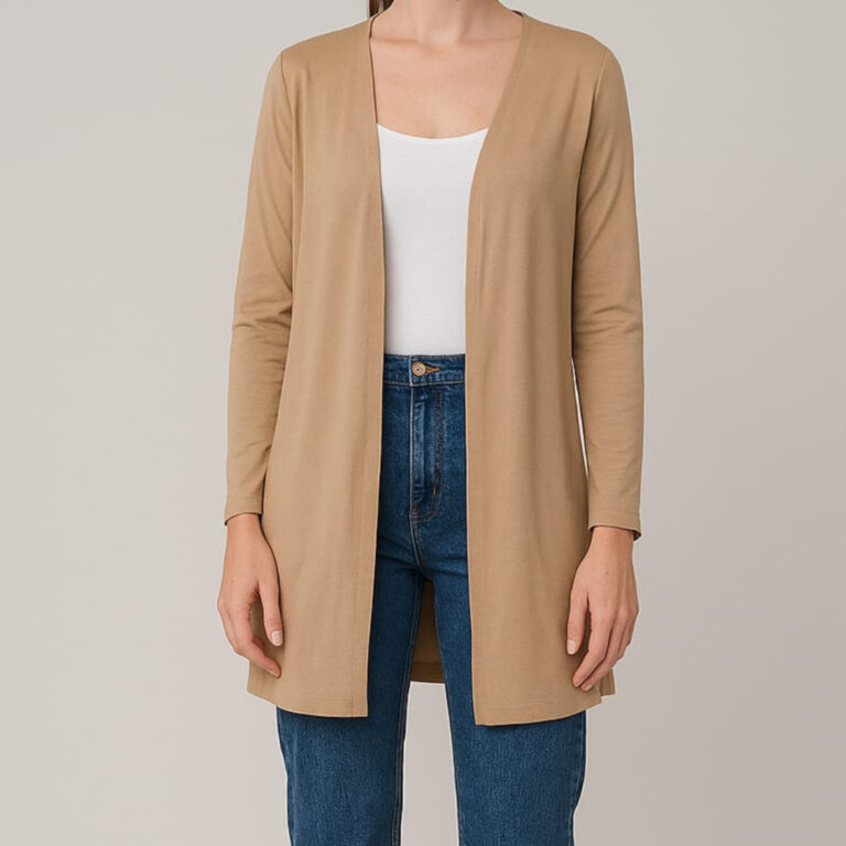 Cardigan Kimomo Moda Feminina Clean