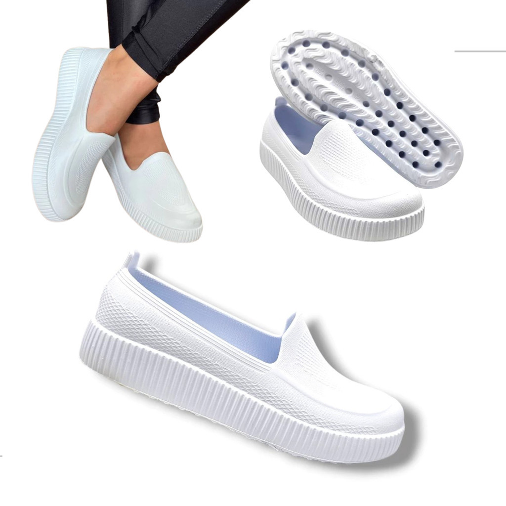 Tênis Iate Unissex  Confortável EVA para Trabalho, Hospitalar e Cozinha