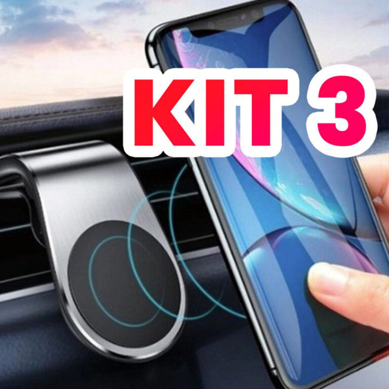 kit 3 Porta-ímã de ventosa para porta-telefone c