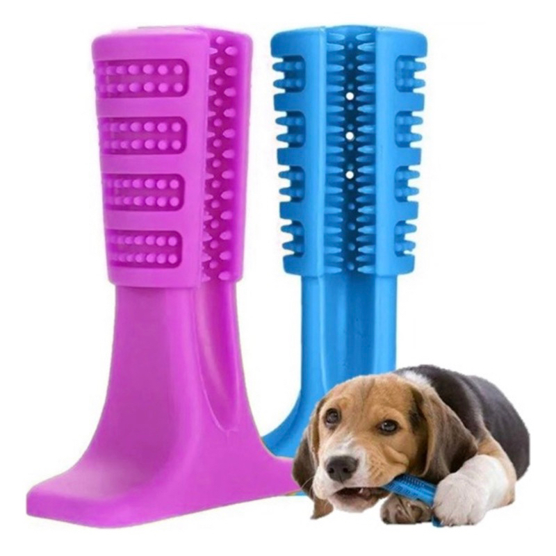 Mordedor Higienizador Dental Cão – Escova Dentes Limpeza Bucal para Pet