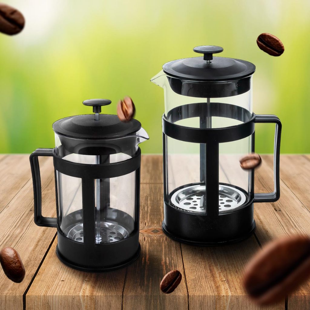 Cafeteira Prensa Francesa 600ml Café Cremeira 350ml Café Expresso Leite Cremoso