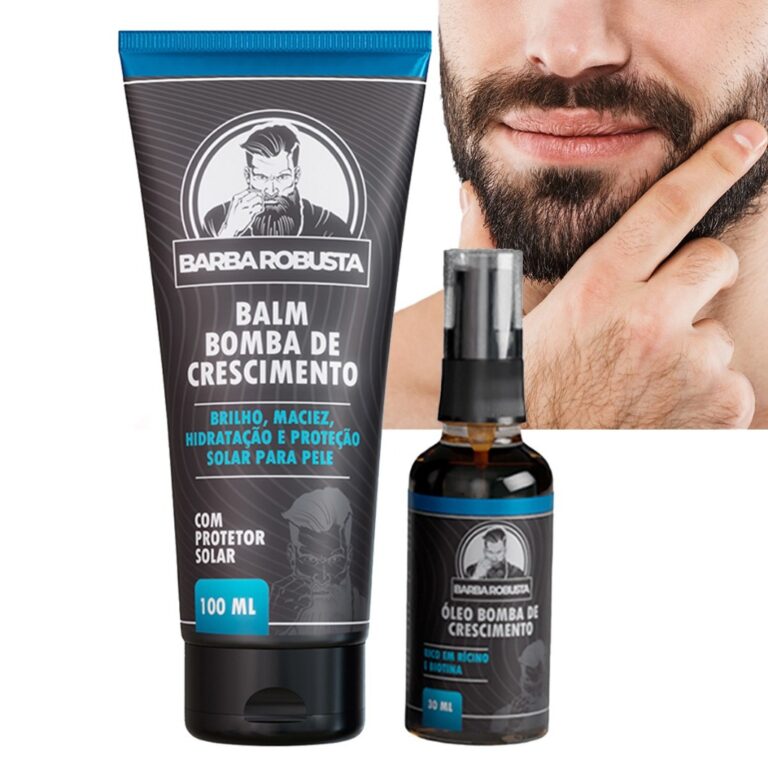 Kit Barba Robusta Óleo e Balm