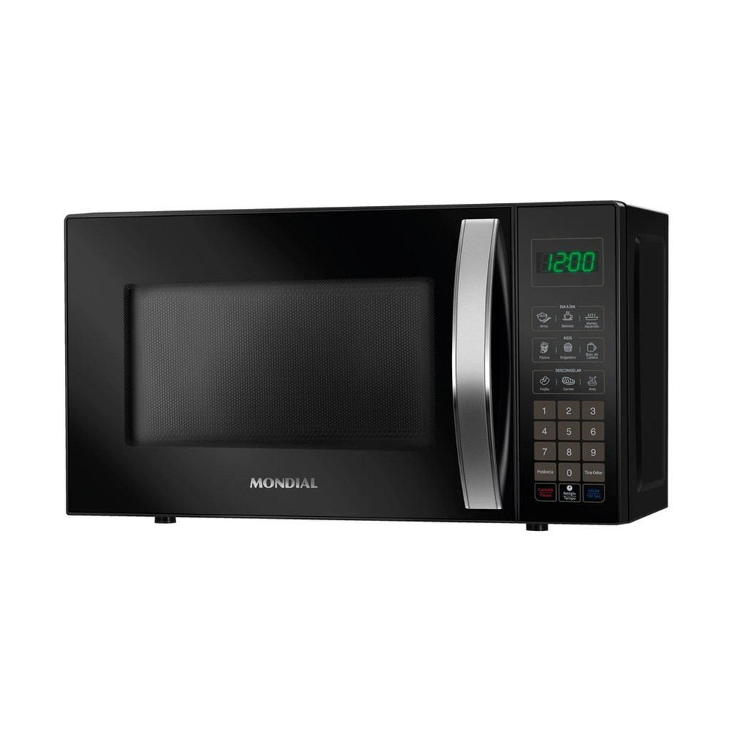 Micro-Ondas Mondial  21 Litros MO-01-21-B Preto 1200W Display Digital